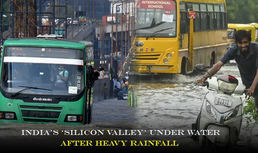  India's ‘Silicon Valley' Under Water after Heavy Rainfall